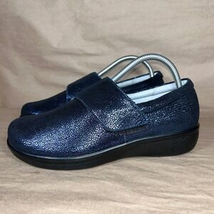 Alegria PG Lite Womens 9W Metallic Stingray Purple Blue Shimmer Slip On Clog